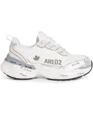 DSquared² Faster Trainers - White