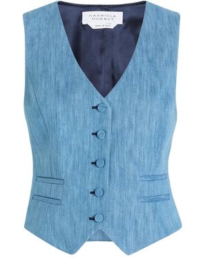 Gabriela Hearst Chaleco con botones - Azul