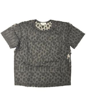 McQueen Skull-Print T-Shirt - Grey