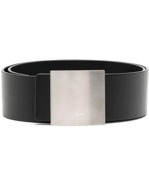 Jil Sander Gürtel Mit Eckiger Schnalle - Schwarz