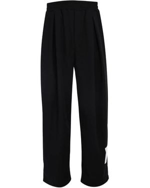 Tee Library Rip-Off Hose Mit Falten - Schwarz