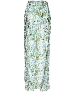 BERNADETTE Charlene Kleid Mit Blumen - Grün