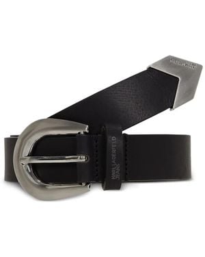 Karl Lagerfeld レザーベルト - ブラック