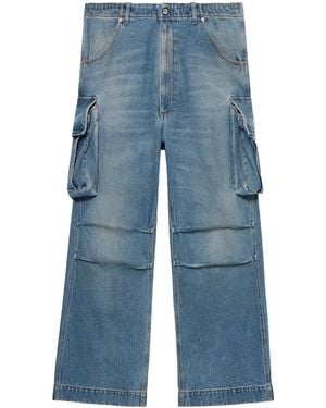 1989 STUDIO Jean Évasé À Poches Cargo - Bleu