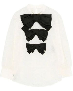 Valentino Garavani Bow-Detail Blouse - Black