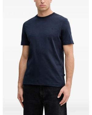 Joop! Priamo Logo-Embroidered T-Shirt - Blue