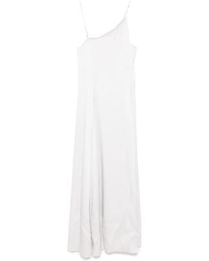 Forte Forte Robe Longue En Crêpe - Blanc