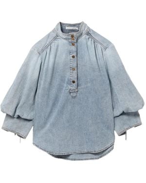 Zimmermann Balloon-Sleeve Blouse - Blue