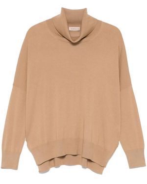 Blanca Vita Virgin Wool Jumper - Natural