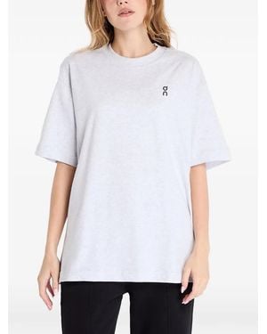On Shoes Camiseta Club-T C Logo Estampado - Blanco