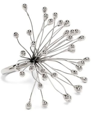 Hugo Kreit Anillo Pistil Metalizado - Blanco