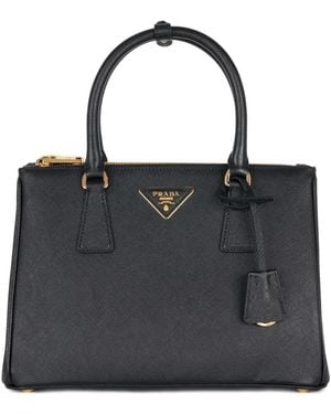 Prada レザーハンドバッグ - ブラック
