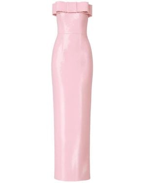 The New Arrivals Ilkyaz Ozel Sisu Sequin-Embellishment Maxi Dress - Pink
