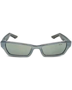 Nike Lucent Boost Rectangle-Frame Sunglasses - Green