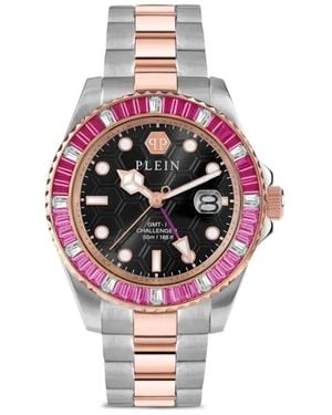 Philipp Plein Gmt-I Challenger Baguettes 44Mm - Red