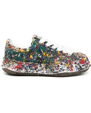 Maison Mihara Yasuhiro Blakey Sneakers mit Farbklecks-Print - Grün