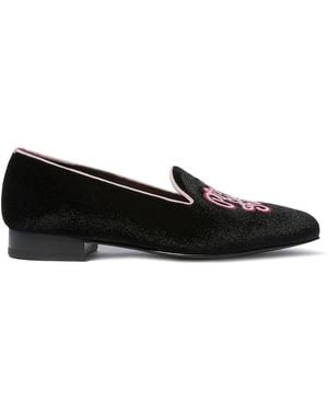 SCAROSSO Brian Atwood Nolita Slippers - Black
