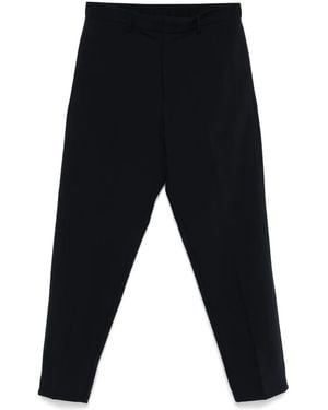 Emporio Armani Straight-Leg Tailored Trousers - Blue