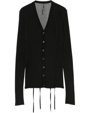 Masnada Vest Met Ruches - Zwart