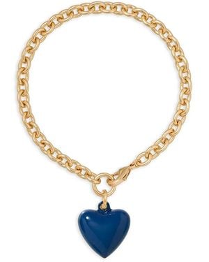 Roxanne Assoulin The Mini Puffy Heart-Charm Bracelet - Blue