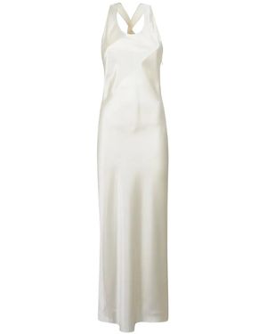 Almada Label Vestido Largo Zila - Blanco