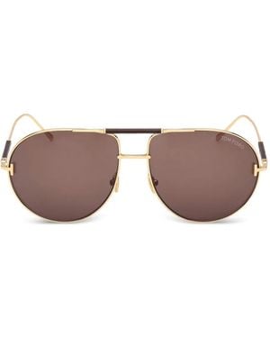 Tom Ford Pilot-Frame Sunglasses - Pink