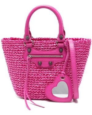 Balenciaga Le Cagole Panier ハンドバッグ S - ピンク
