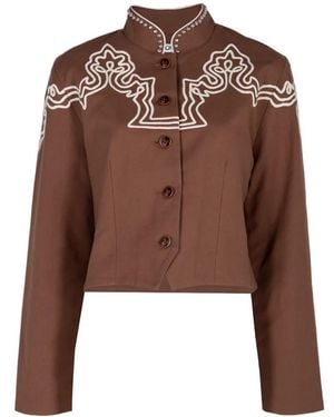Alix Of Bohemia Clarke Clove Spur Jacket - Brown