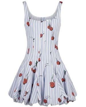 Monse Mini-Jurk Met Kersen-Print - Wit