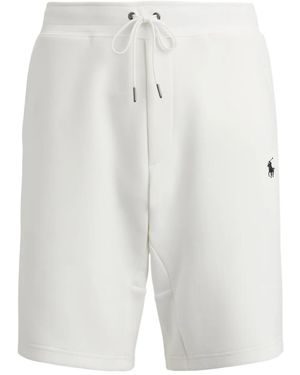 Polo Ralph Lauren Bestickte Joggingshorts - Weiß