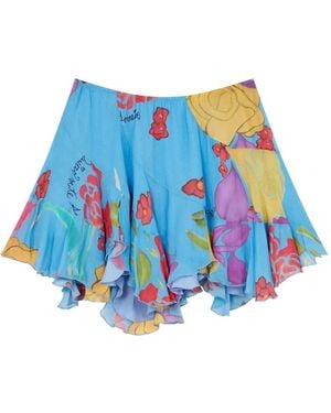 Donde Esteban Cielo Mini Skirt - Blue