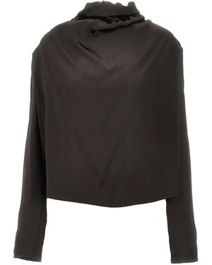 ARMARIUM Ruffled Blouse - Black