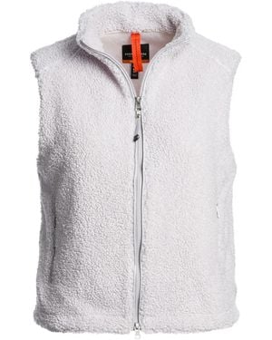 Parajumpers High-Neck Zip-Front Waistcoat - White