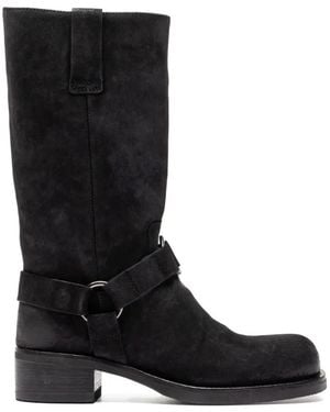 Officine Creative Dana 004 Buckle Boots - Black