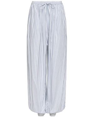Cinq À Sept Stripe Verne Trousers - White