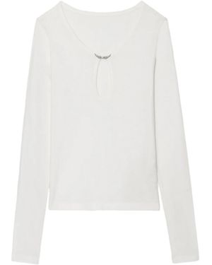 Zadig & Voltaire Long-Sleeved T-Shirt - White