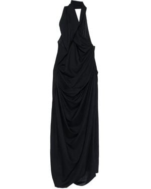 Vivienne Westwood Halter-Neck Draped Dress - Black