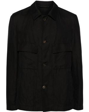 Forme D'expression Postman Gabardine Jacket - Black