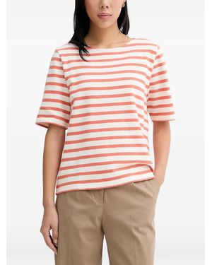 Marc O' Polo Striped T-Shirt - Red