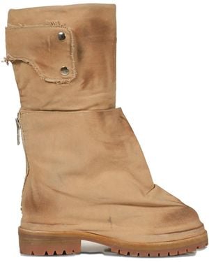 424 Zip-Up Boots - Natural