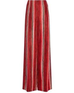 Proenza Schouler Amira Printed Trousers - Red