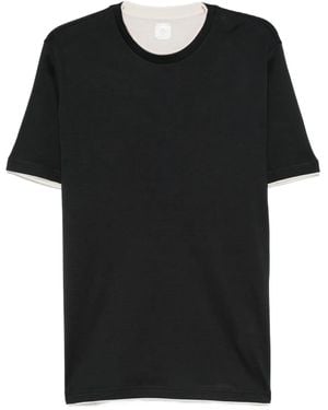 Tシャツ・カットソー ELEVENTY COTTON T-SHIRT WITH DOUBLE-LAYER EDGES Eleventy double-layer Trim Cotton T-shirt | Grey | FARFETCH