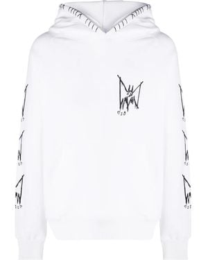 MJB Felpa Con Stampa Grafica - Bianco