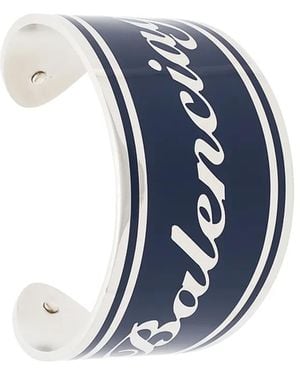 Balenciaga Badge Bracelet - ブルー