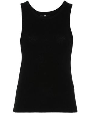 Max & Moi Debardeur Sleeveless Top - Black
