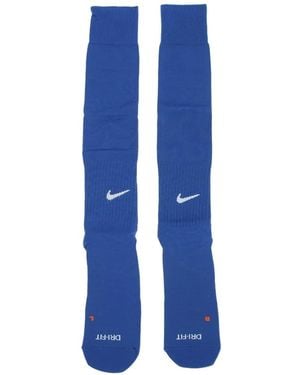 Nike Logo-Embroidered Football Socks - Blue