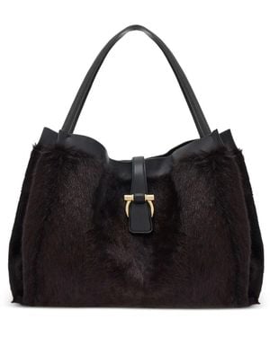 Ferragamo Tote Bag (L) - Black