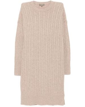 N.Peal Cashmere Bella Dress - Natural