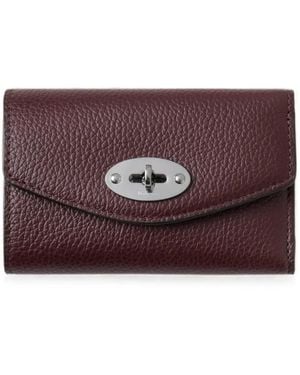 Mulberry Darley Postman's Lock Wallet - Purple