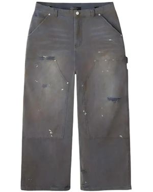 Stadium Goods Pantalones Grime Con Efecto Envejecido - Gris